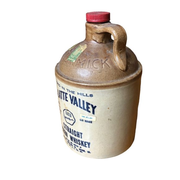 Platt Valley Straight Corn Whiskey Jug McCormick Vintage USA Distilling Crock - Picture 3 of 13